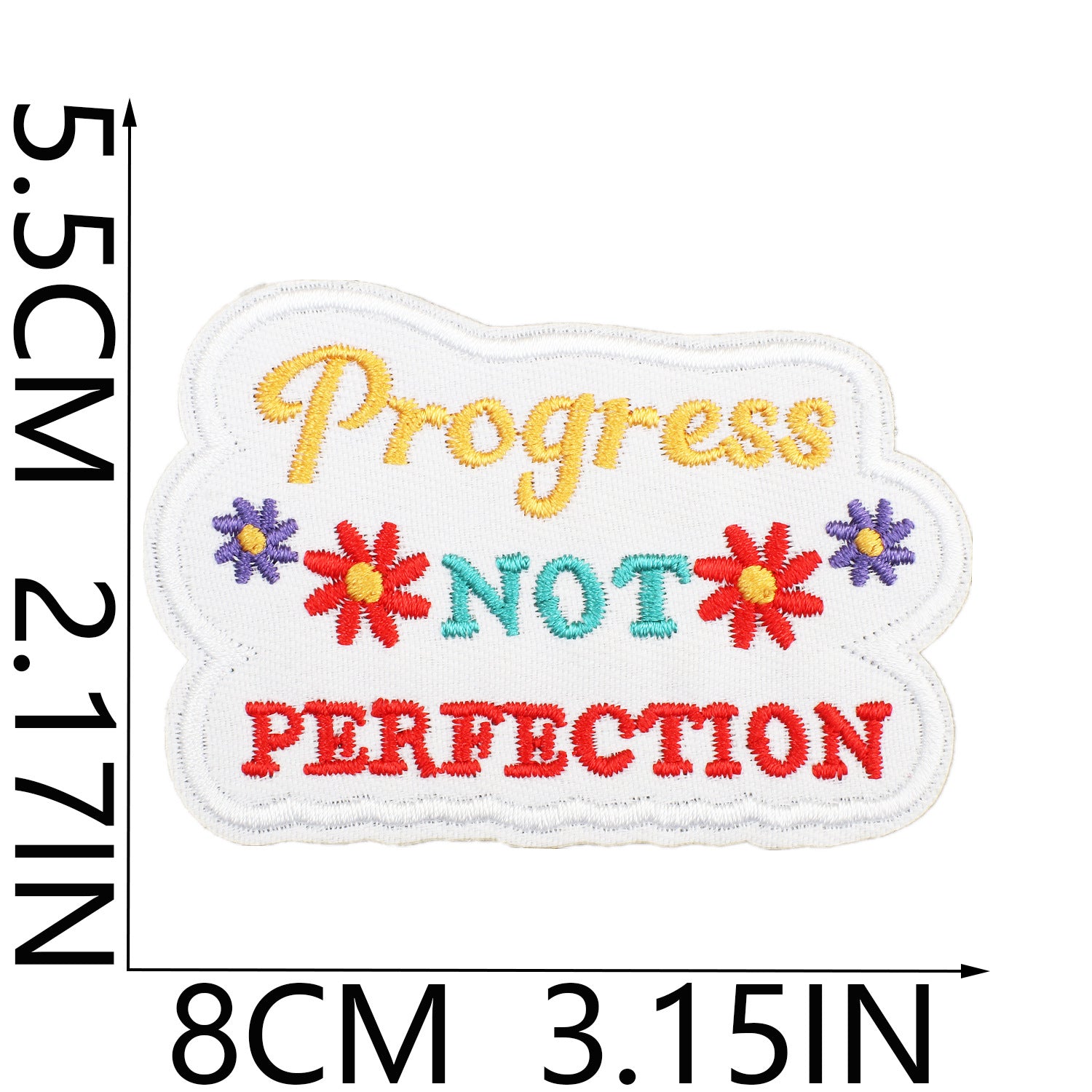 Wholesale Peace Self-love Embroidered Cloth Sticker